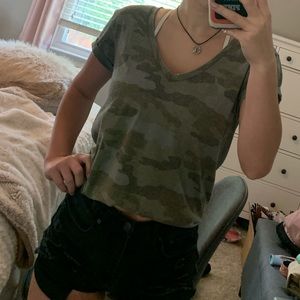 American Eagle Camo Top